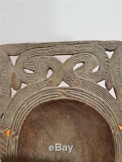 Massim Bowl Wood Carving Trobriands Papua New Guinea Png
