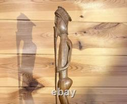 Massim Trobriand Islands Papua New Guinea Carved Wooden Figure