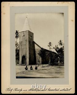 Matupi German Papua New Guinea Two Large Vintage Photographs c. 1900-05