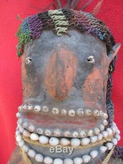 Mendi Valley Headhunter Female Mud Payback Doll Papua New Guinea