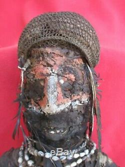 Mendi Valley Headhunter Very Old Mud Payback Doll Papua New Guinea