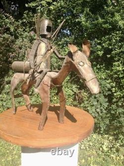 Metal Sculpture Of Ned Kelly From Papua New Guinea