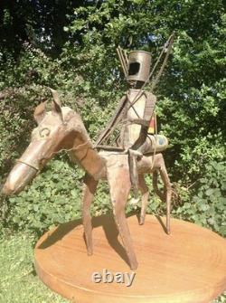 Metal Sculpture Of Ned Kelly From Papua New Guinea