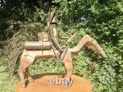 Metal Sculpture Of Ned Kelly From Papua New Guinea