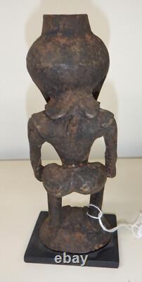 Middle Ramu River Hunting Charm on Stand, Papua New Guinea, 7.5 inch