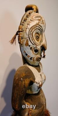 Middle Sepik Region, Papua New Guinea Suspension / Food Hook Figure 1950s
