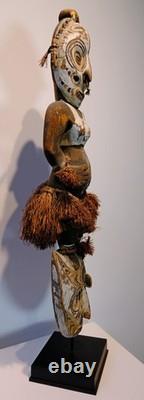 Middle Sepik Region, Papua New Guinea Suspension / Food Hook Figure 1950s