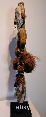 Middle Sepik Region, Papua New Guinea Suspension / Food Hook Figure 1950s