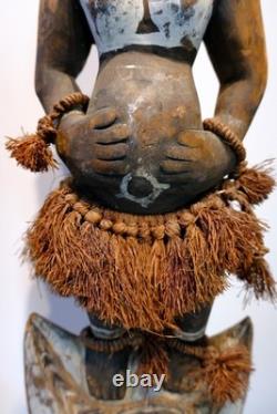 Middle Sepik Region, Papua New Guinea Suspension / Food Hook Figure 1950s