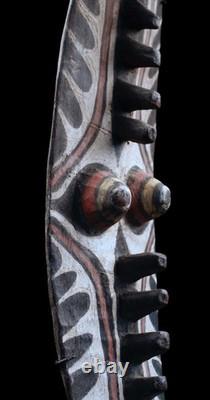 Minja figure, washkuk hills, Kwoma, oceanic tribal art, Papua New Guinea, 50 cm