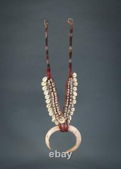 NASSA SHELL AND PIGS TUSK NECKLACE, Papua New Guinea