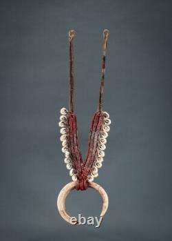 NASSA SHELL AND PIGS TUSK NECKLACE, Papua New Guinea