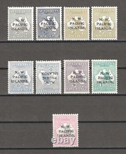 NEW GUINEA 1918/22 SG 106/117 + 106a MINT