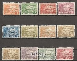 NEW GUINEA 1925/27 SG 125/133 + 130a +130b MINT