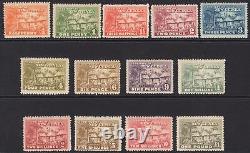 NEW GUINEA-1925-27 Set to £1. Lightly mounted mint set Sg 125-136, 5/- tiny thin