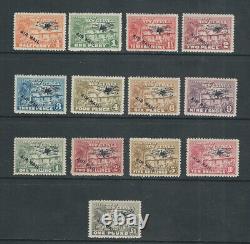 NEW GUINEA 1931 AIRMAIL NATIVE HUT (Scott C1-C13) F/VF MH zy