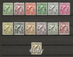 NEW GUINEA 1932/4 SG O42/54 MLH Cat £275