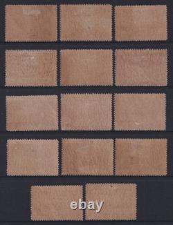 NEW GUINEA 1939 Set to£1 OLIVE-GREEN Bulolo SG 212/25 MH Cv £1100 F3086