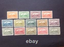 NEW GUINEA KGVI 1939 Air Mail set of 14 most UM