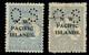 NWPI New Guinea 6d OS Die 2b Matched pair, Used. PCNZA CERTS FOR BOTH CV &pound;1500