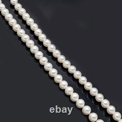 Natural Papua New Guinea Silver WHITE 10.00 MM Round South Sea Pearl Strand 14