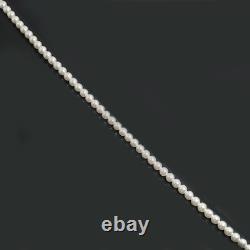 Natural Papua New Guinea Silver WHITE 10.00 MM Round South Sea Pearl Strand 14