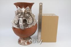 Nayive American Papua New Guinea Art Pottery Jug h34 South Coastline Circa 1900s
