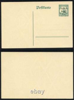 New Guinea 1914 1d on 5pf green postal stationery card unused