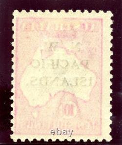 New Guinea 1919 KGV 10s grey & bright pink (Die II) MLH. SG 117. Sc 37