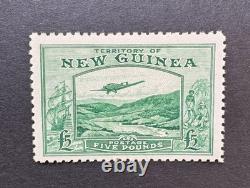 New Guinea 1935 SG 205 £5 Emerald Green MNH CAT £750 PERFECT