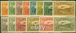 New Guinea 1939 Airmail Set of 14 SG212-225 Fine MNH