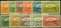 New Guinea 1939 Set of 11 to 2s SG212-222 Fine LMM