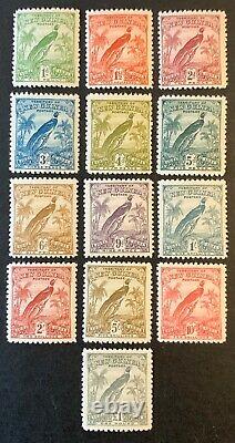 New Guinea. Birds Definitive Stamp Set. SG150/62. 1931. Lightly Mounted. #HV102