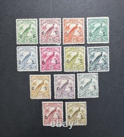 New Guinea GV SG O42/54 Bird Of Paradise Official Set MINT CAT £275