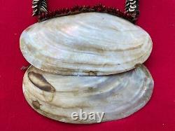 New Guinea Headhunter Vintage Kina Shell Warrior Breastplate Necklace