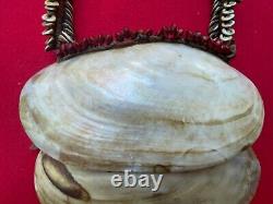 New Guinea Headhunter Vintage Kina Shell Warrior Breastplate Necklace