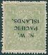 New Guinea NWPI 1919 ½d green Watermark inverted SG119w unused