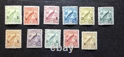 New Guinea Officials O12-22, SGO31-41 Mint