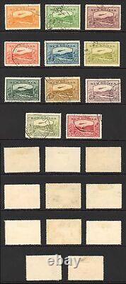 New Guinea SG212/22 Set to 2/- Fine used Cat 259 pounds