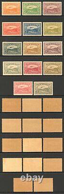 New Guinea SG212/25 1939 Air set U/M (brownish gum as normal) Cat 1100 pounds