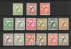 New Guinea Sg 177-89 1932 Bird Of Paradise Set M/m