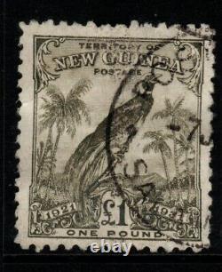 New Guinea Sg162 1931 £1 Olive-grey Used