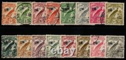 New Guinea Sg190/203 1932-4 Air Mail Set Without Dates Fine Used