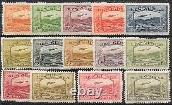 New Guinea Sg212/25 1939 Air Mail Set Mtd Mint