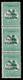 New Guinea Sg81 1915 1/= Green All Settings Strip Of 3 Mtd Mint