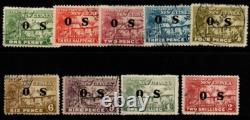 New Guinea Sgo22/30 1925-31 Official Set Fine Used