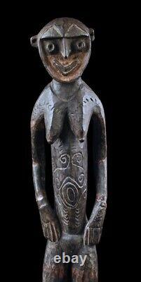 Nogwi figure, washkuk hills, nokuma, tribal art, papua new guinea, statue