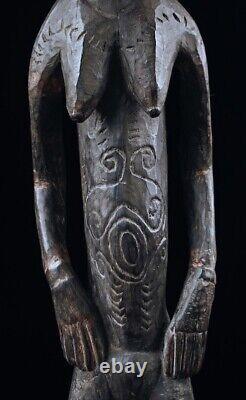 Nogwi figure, washkuk hills, nokuma, tribal art, papua new guinea, statue