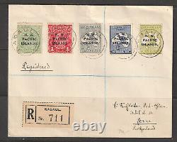 Nwpi Overprints, 1919 Philatelic Cover Sent From Rabaul To Switzerland