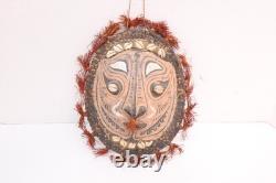 OLD Oceanic Tribal Carved Mask Papau New Guinea Sepik River Region 20th Century
